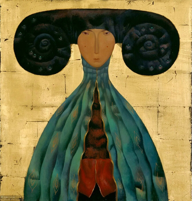另类油画艺术zoriktodorzhiev绘画作品