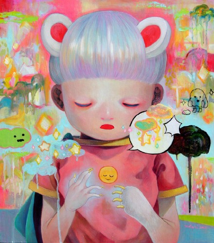 日本艺术家 下田光(hikari shimoda )糖果色的忧郁.