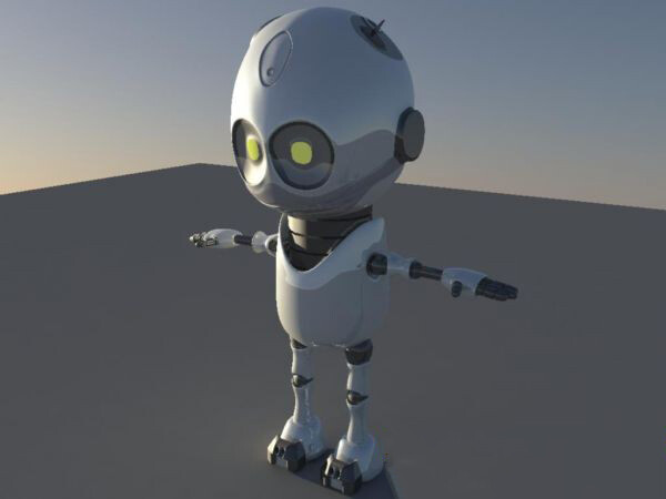 卡通_怪异的机器人3d模型 免费下载 - cg织梦网