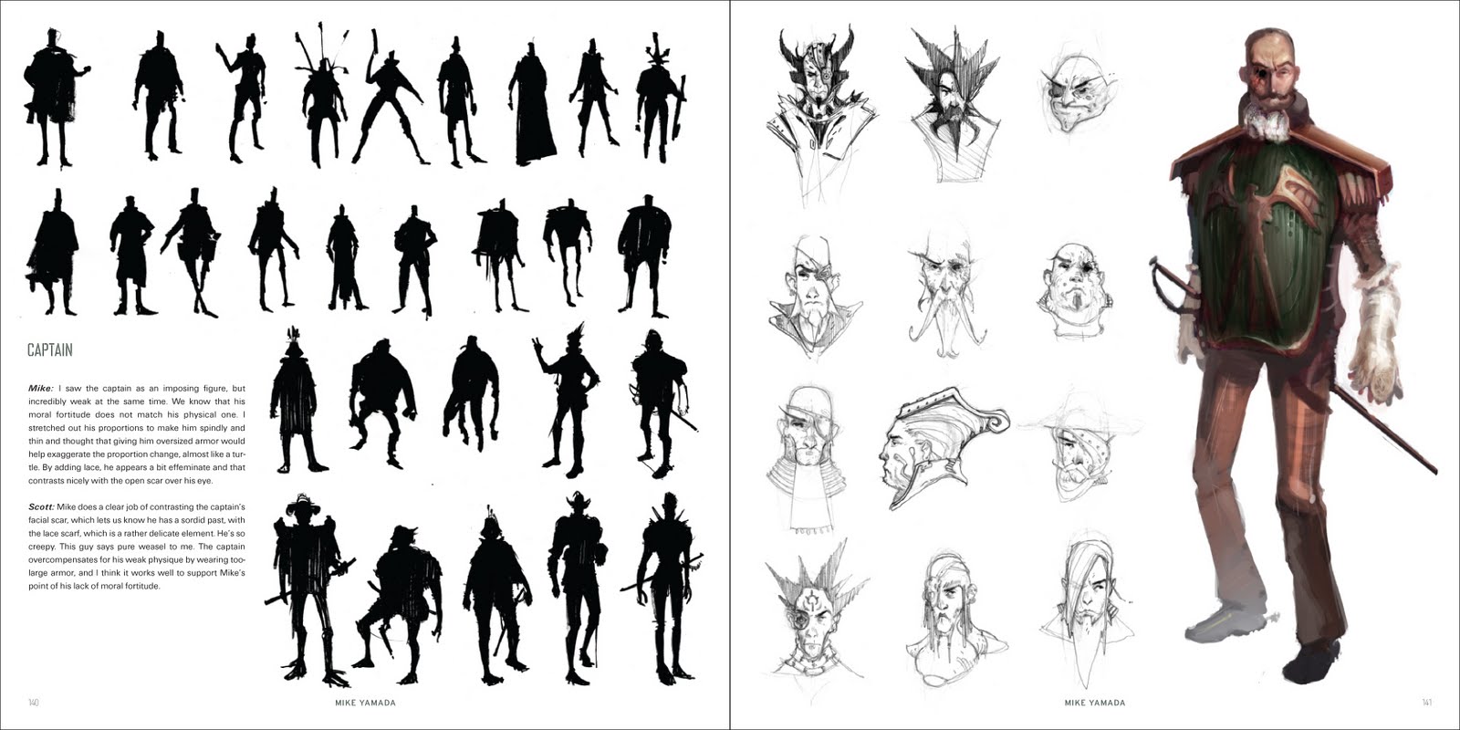 剪影在概念设计中使用 - the use of silhouettes in concept design