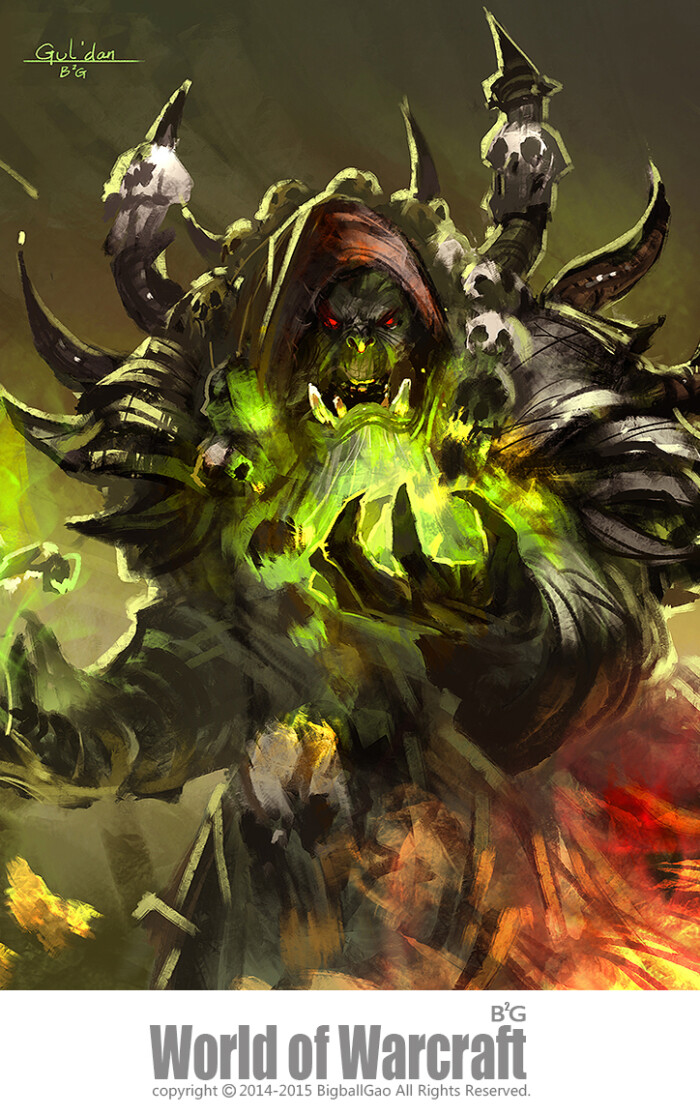 魔兽插画概念设计——织梦网