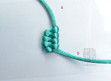 手链和玉器绳结编法-红绳手链编法图解