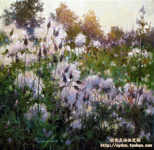 俄罗斯画家 savchenko aleksey 花卉风景油画选集