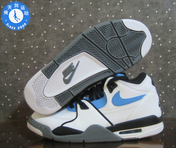 公司货 nike air flight 89 aj4 兄弟版 耐克 白北卡 306252-149