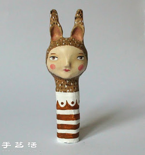 阿根廷陶土艺术家的各色小人手工艺品 - www.shouyihuo.com