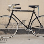新品台湾gyes坐垫纯牛皮复古自行车牛皮双弹簧铜轨座垫brooks b67