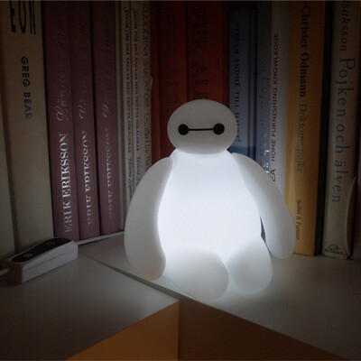 大白遥控LED呼吸灯 超能陆战队正版授权爱稀