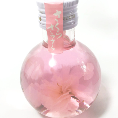 代购【樱花季】日本 奈良吉野桜花 樱花饮料 丸瓶 180ml