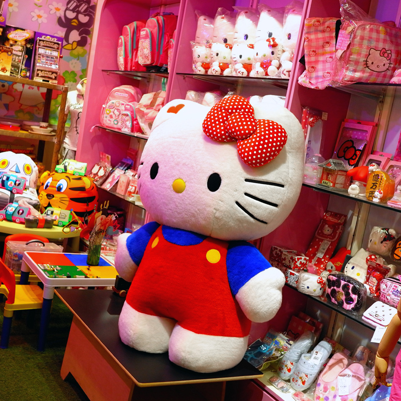 日本sanrio正版限量 hello kitty巨型毛绒公仔 hellokitty 超大号