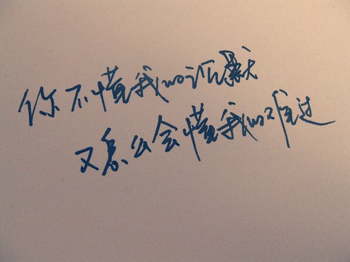 写得一手好字的小清新纯文字图片   aladd