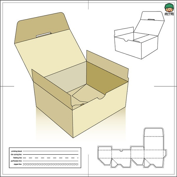 纸盒包装设计 纸盒子的折法纸样-堆糖,美好生活