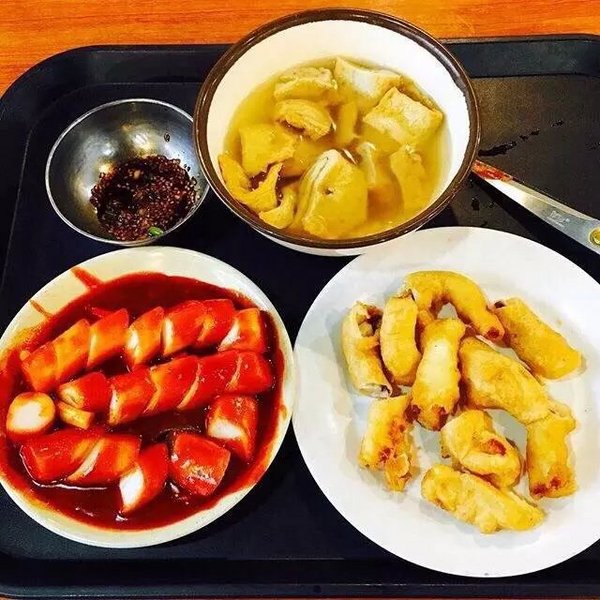 韩国最棒的夜宵 辣炒年糕 煎饺