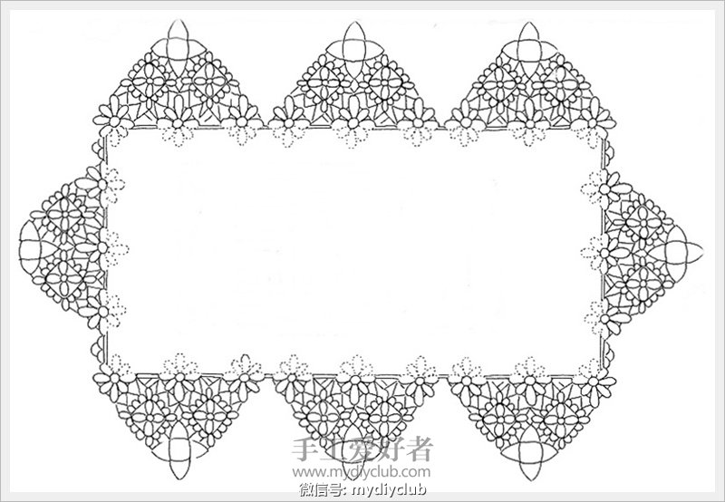 蕾丝花样点画图样
