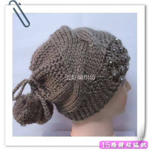 美好编织坊博客中的一款美丽的女士帽子织法…