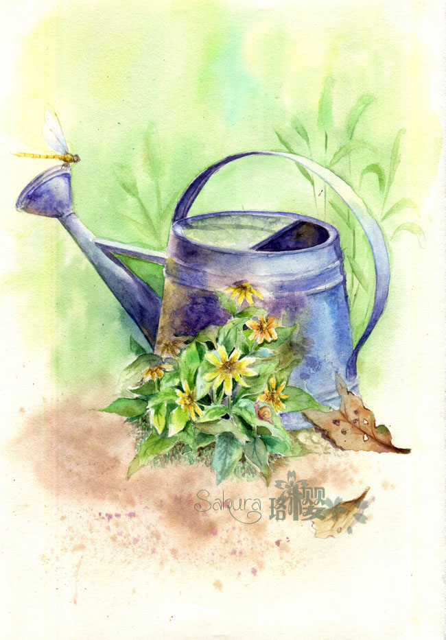 插画家园-插画家园森系水彩插画-插画家