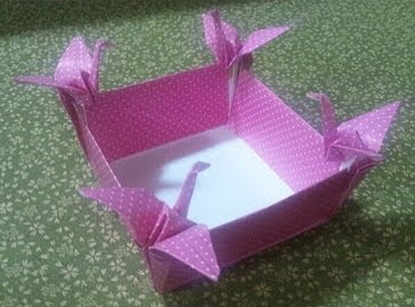 折纸千纸鹤盒子的折法视频教程教你如何制作四