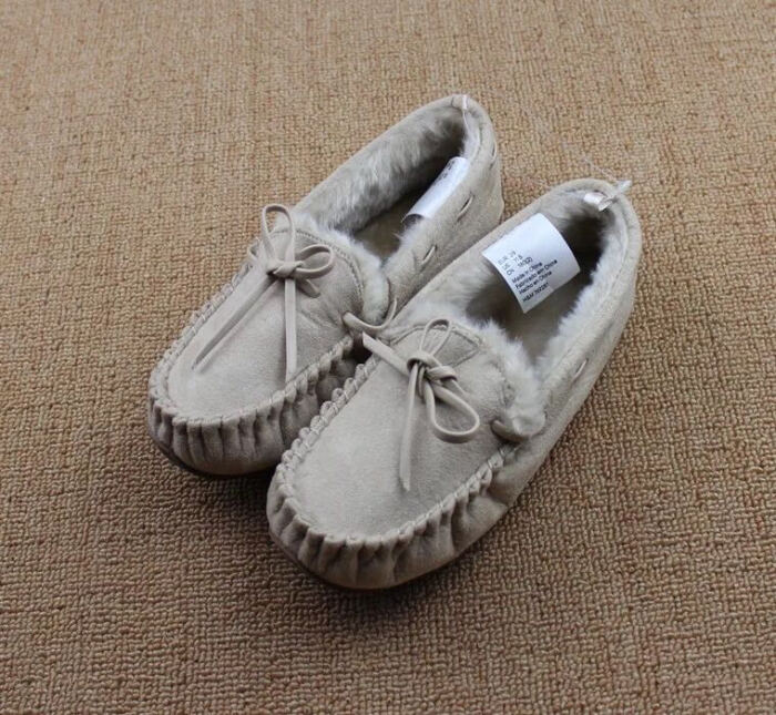 外贸原单冬季新款韩版女童棉鞋豆豆鞋室内居家