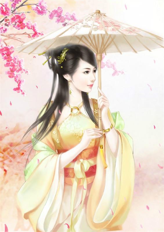 古风图片-汉服图片 【古风图片】 撑伞女子 图片 古风图片 101052w96v