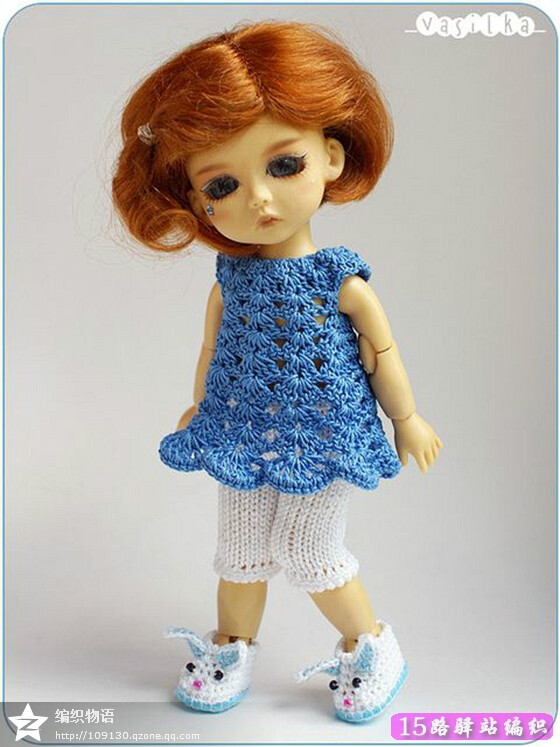 毛线编织的让人赞叹的芭比娃娃衣服多图