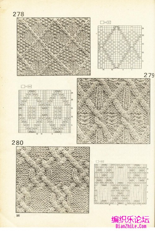 经典棒针花样图解530例(中)-编织乐论坛