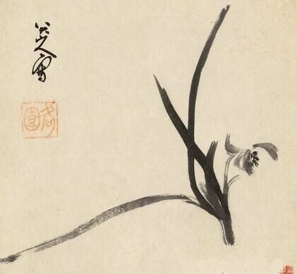 梅兰竹菊!——八大山人#学书画#朱耷(1626…-堆糖