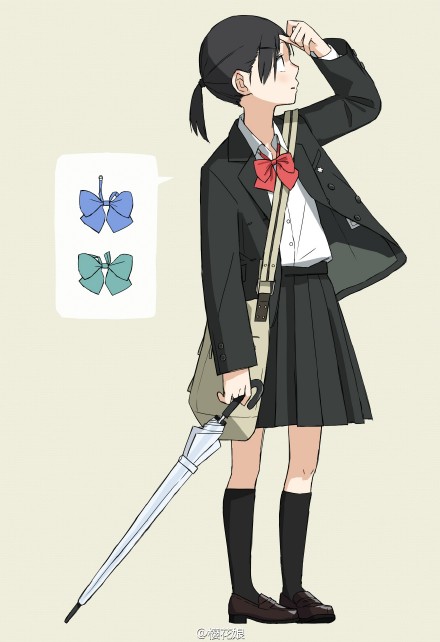sai资源库# 日本各地高校女子高中生动漫制服集,超好看//// pix:クマ