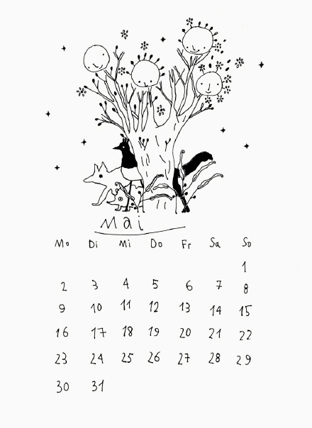 2016新年日历全收罗 分享一组来自德国插画师 ilya donets 的新年