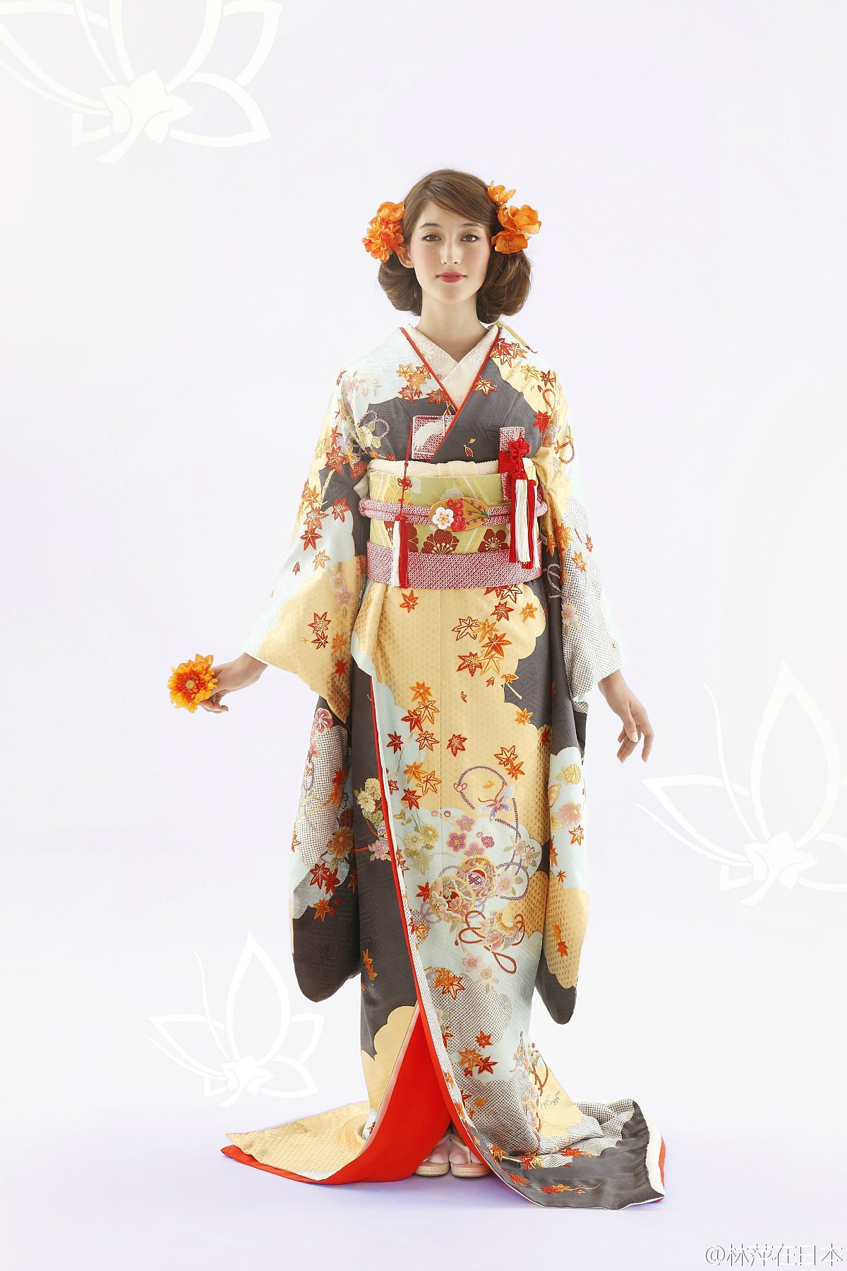 日本的传统花嫁和服 振袖