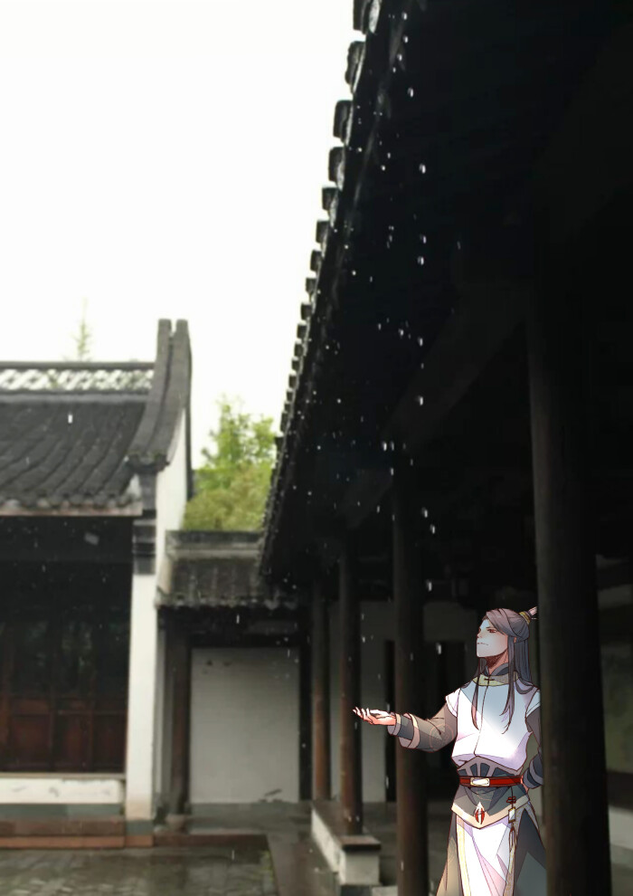 下雨 从前有座灵剑山 漫画封面 作者猪画 来…-