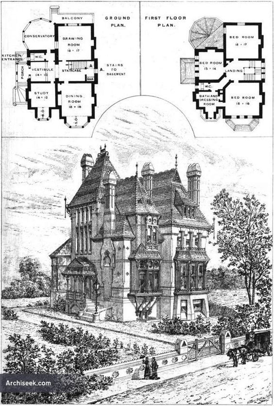 19世纪建筑表现一组 | archiseek.com