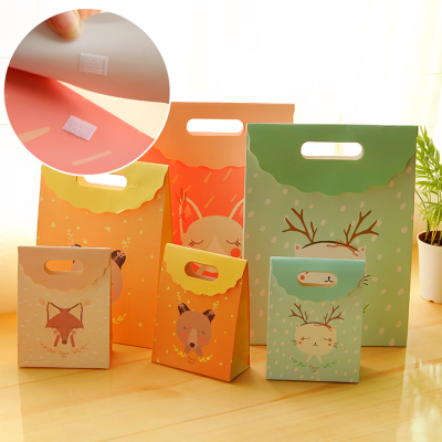 精美卡通 动物萌货手提礼品袋子 生日儿童节礼物袋纸袋 小包装袋