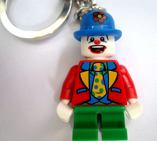 lego 乐高 限量 矮人小丑 钥匙扣 keychain