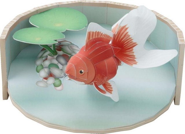 金鱼3d纸模