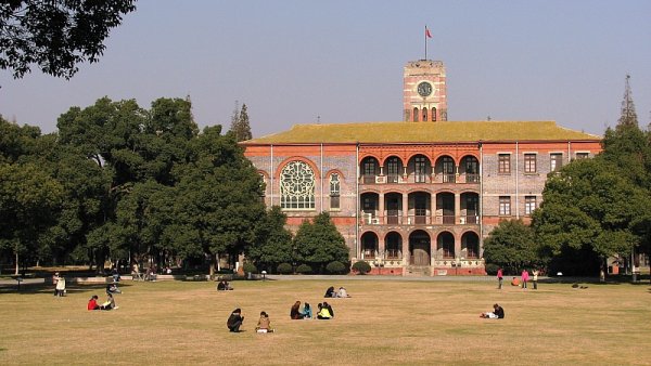 苏州大学的校园.