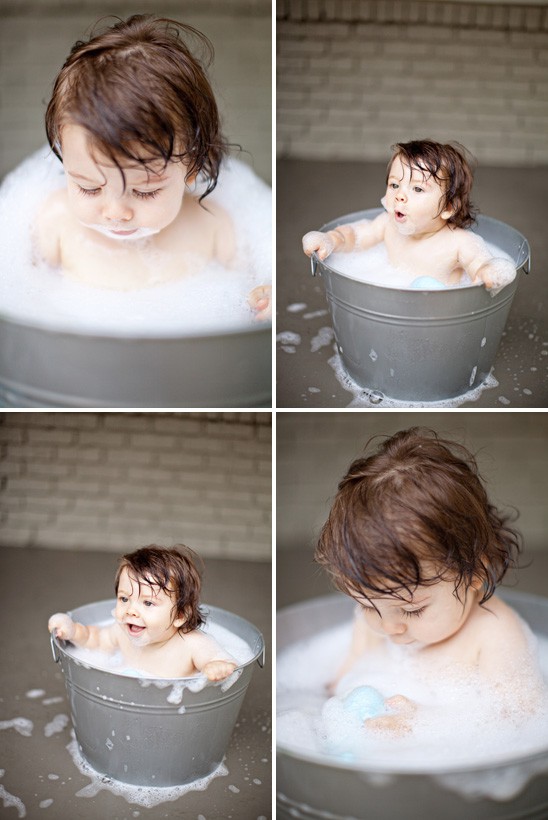 我要洗澡了 婴儿照片-宝宝萌来了