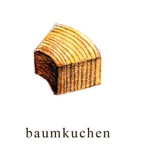 baumkuchen baumkuchen,一种像树桩一样的德国蛋糕 马格登堡的年轮