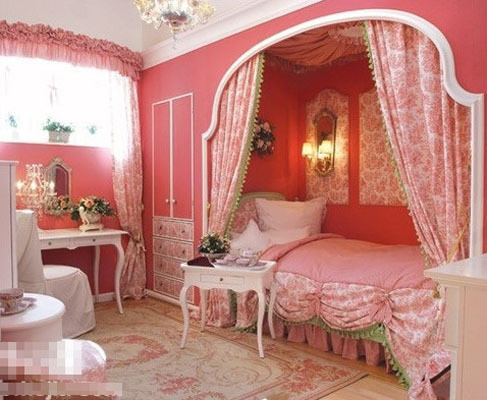 粉色公主房