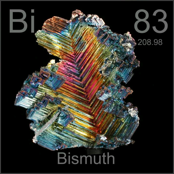 铋是一种稀有金属,英文名:bismuth ,化学…-堆糖,美好