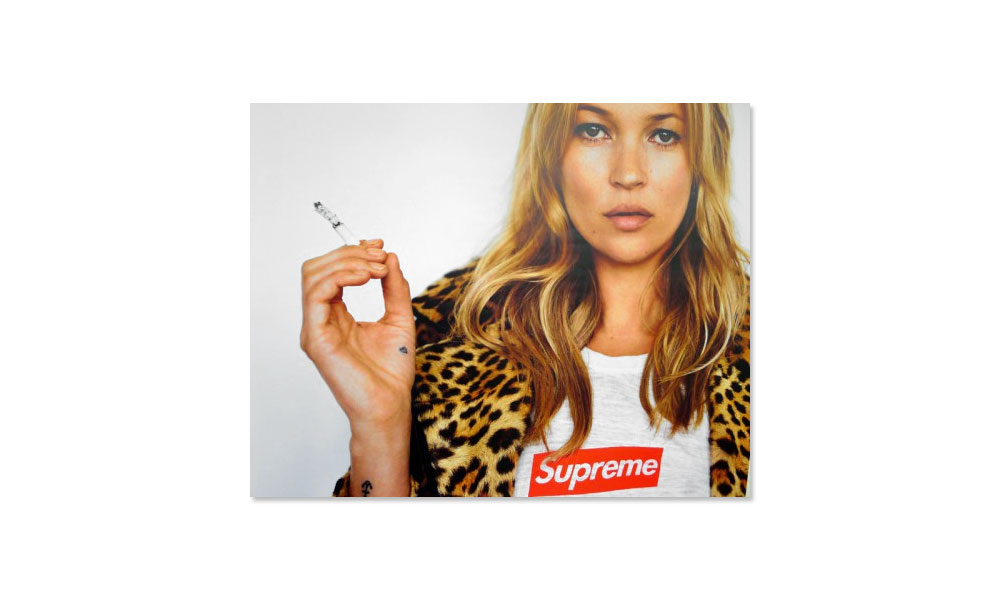 kate moss for supreme 2012