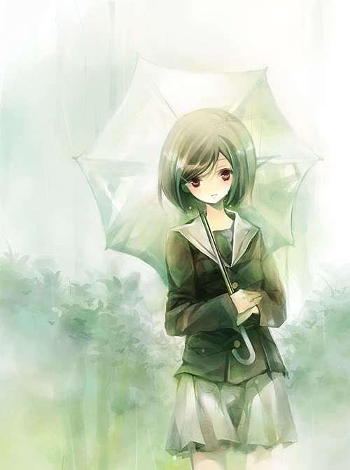 为何不在情绪低落时,去雨中撑起伞 漫步一把