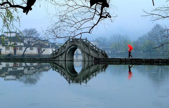 江南好,风景旧曾谙.日出江花红胜火,春来江水绿如蓝.能不忆江南?