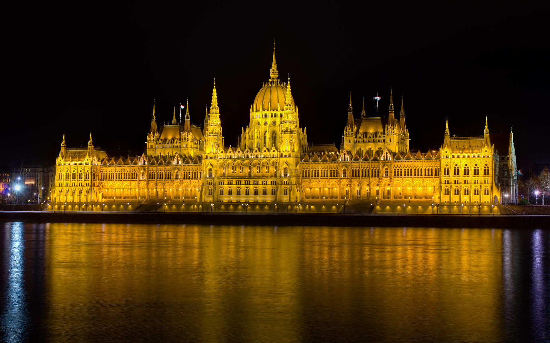 匈牙利 布达佩斯 布达佩斯 hungarian parliament at night