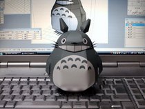纸玩王 宫崎骏 人气动漫 龙猫 3d立体纸模型/diy玩具