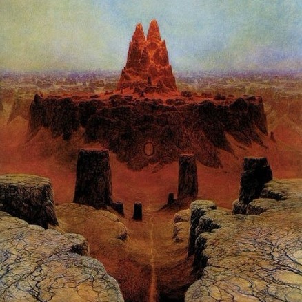 在灵魂游走了一趟地狱之门之后,植物人画家苏醒过来,画下这些画作,并
