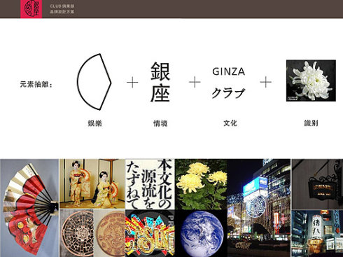 日本银座vi品牌策划标识字体设计