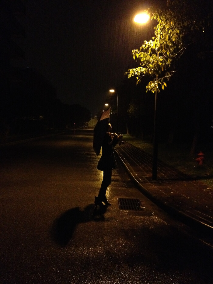 我喜欢下雨,喜欢听滴滴答答的响声,想起以前我们在雨中疯狂追逐的日子