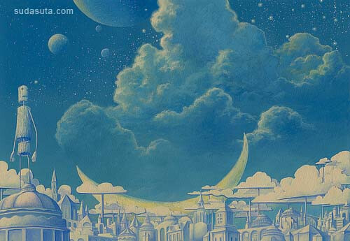 梦想马戏团-手绘插画欣赏   苏打苏塔 设