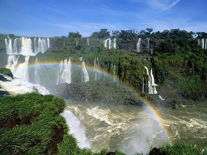 巴西:伊瓜苏瀑布彩虹-堆糖,美好生活研究所
