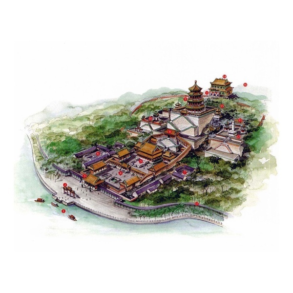 清乾隆至光绪重建 北京颐和园