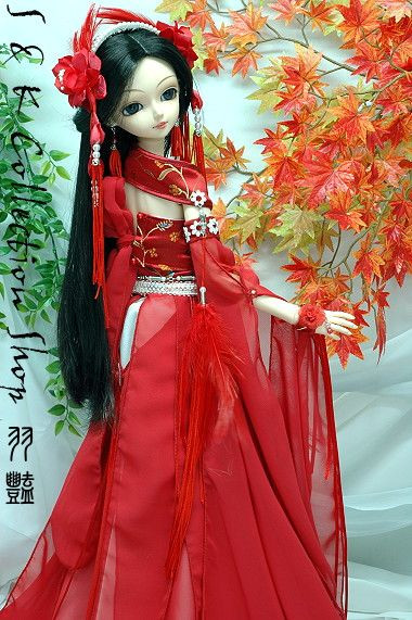 高贵华美,中国味十足的汉服芭比娃娃-堆糖,美好生活研究所